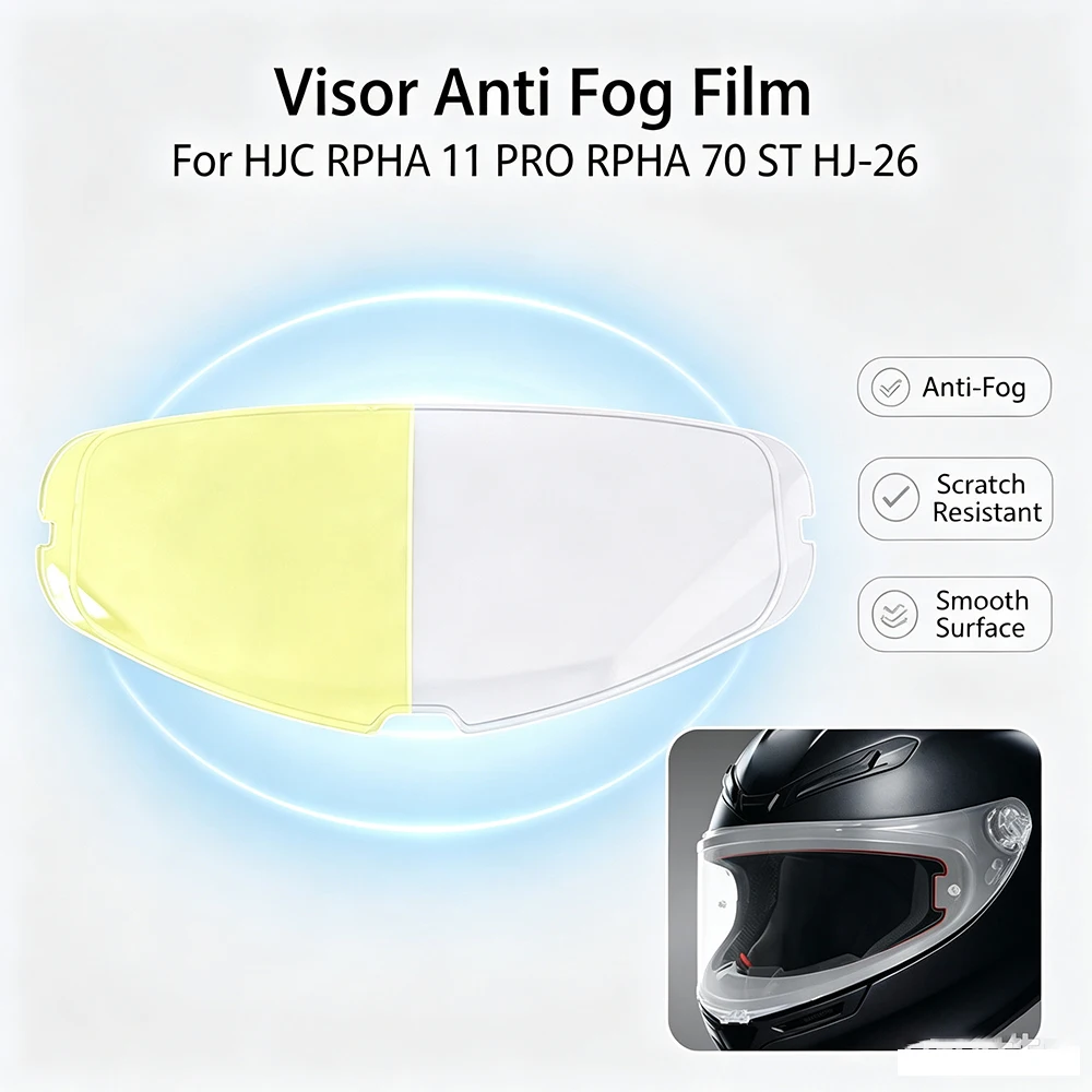 Anti-Fog Film For HJC RPHA 11 PRO RPHA 70 ST HJ-26 Motorcycle Helmet Visor Lens Anti Fog Motorcycle Helmet Accessories