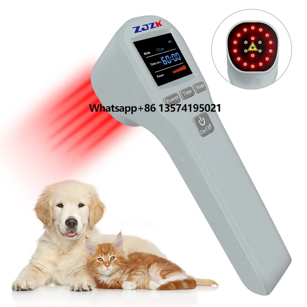 

Cold Therapy Vet Device for Pets 4x808nm Red Light Therapy Devices for Pain Relief Home Light Therapy for Dogs Cats Horses