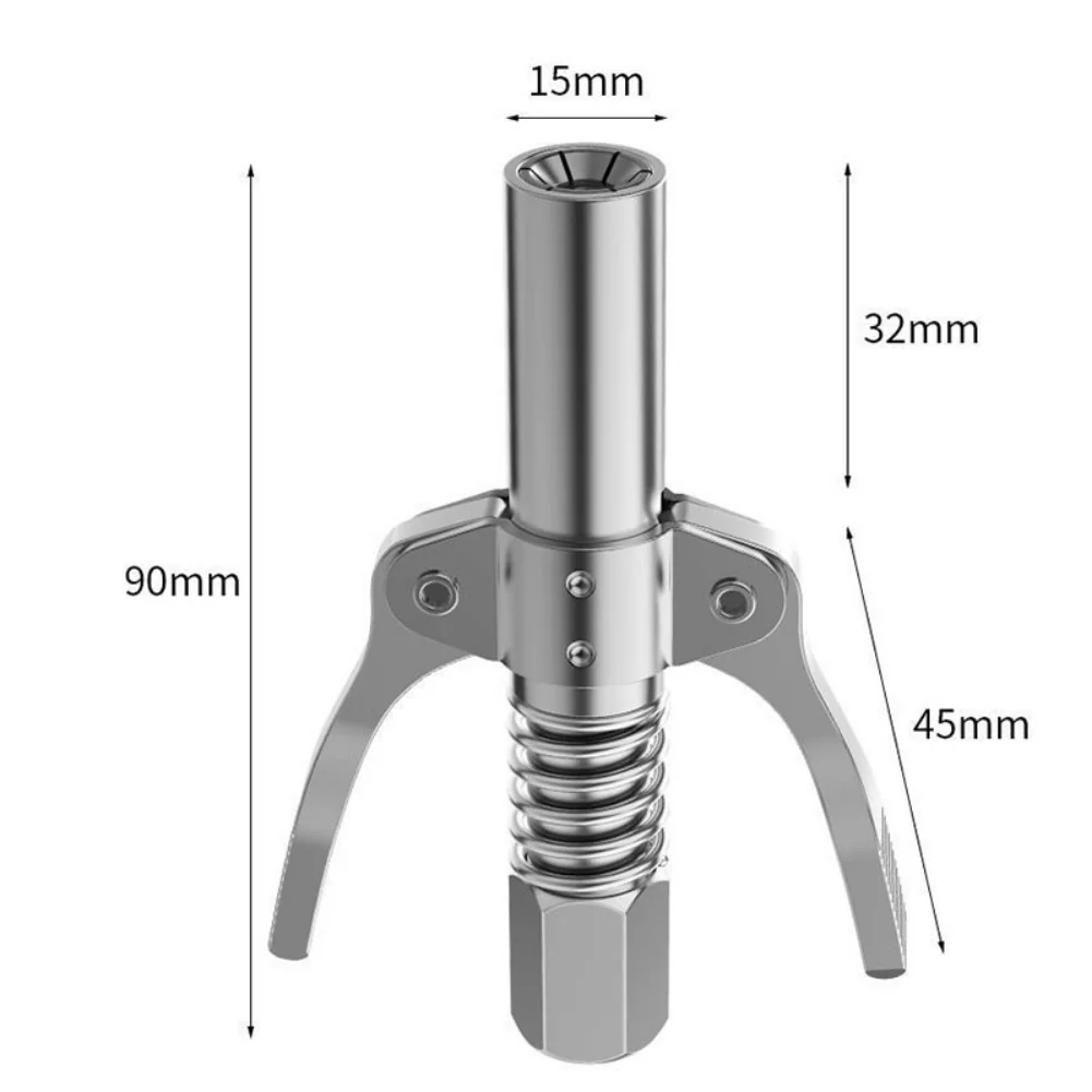 High Pressure Grease Nozzle 10000 PSI NPTI/8 Grease Gun Coupler Oil Pump Car Syringe Lubricant Tip Repair Accessories Lubricant