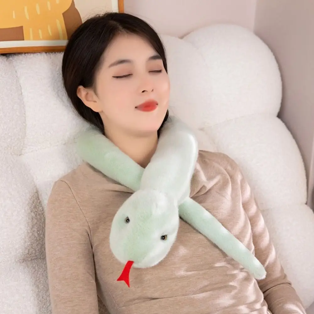 

Плюшевая плюшевая игрушка «Год змеи» Маленькая змея Мягкая плюшевая кукла со змеей Удобная кукла-змея с запахом на руке