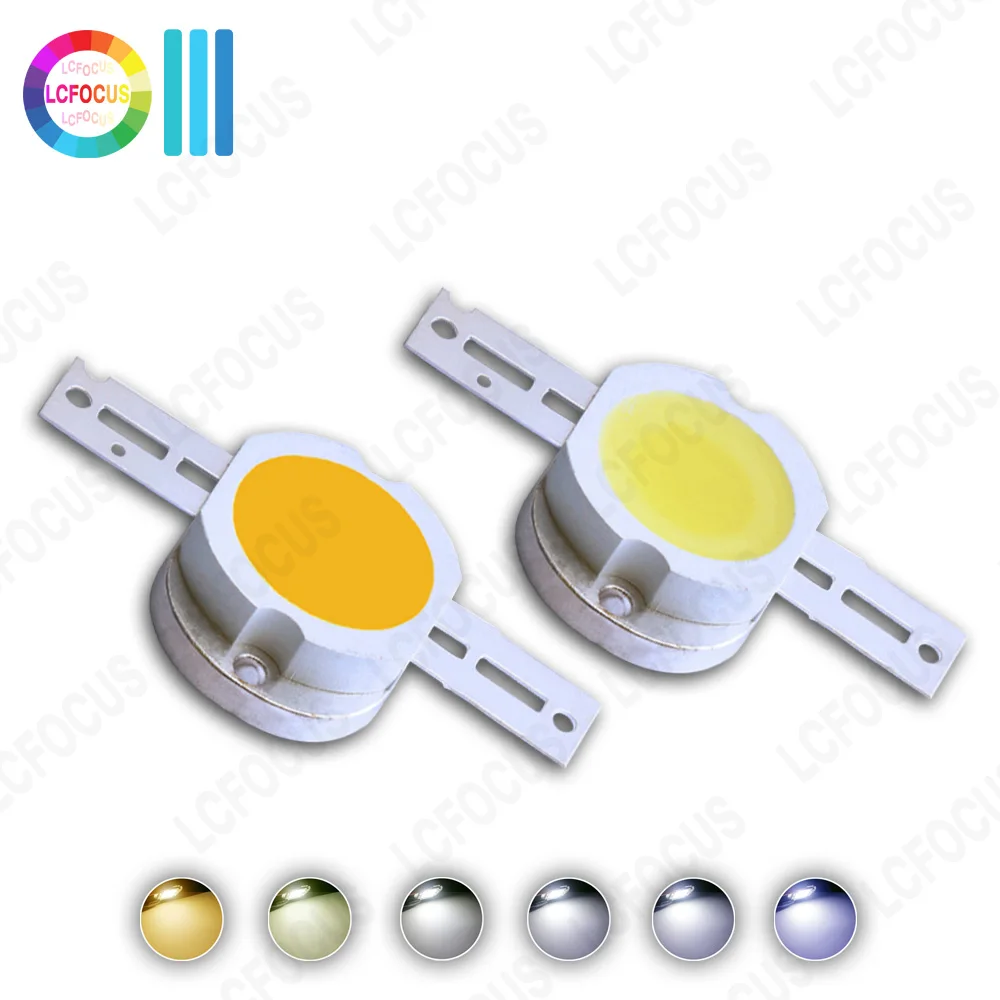 High Brightness 10W Warm Natural Cool White 3000K 4000K 6000K 10000K LED COB Chip Floodlight 10 20 30 50 100 W Watt Light Beads