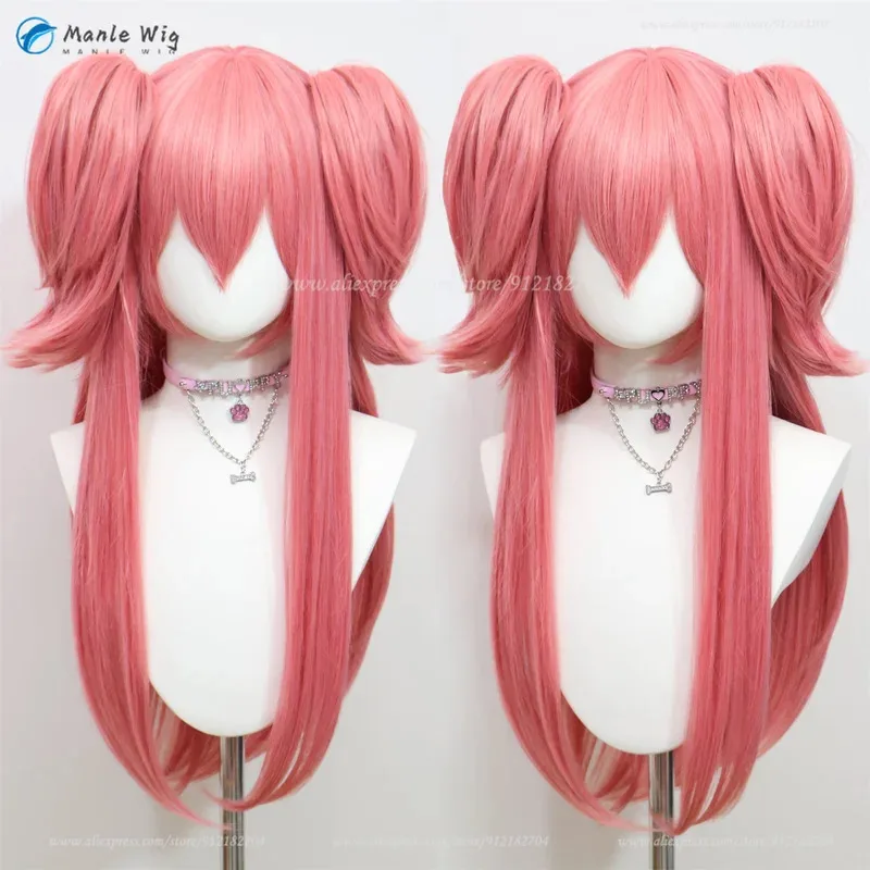 

Аниме Momoi Airi, 2022, розовый хвостик, термостойкие синтетические волосы, БОЛЬШОЙ ДЖИМП + шапочка для парика