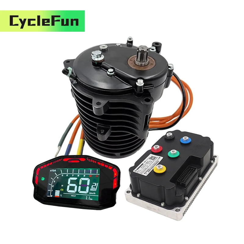 

QS138 3KW V3 70H 1:2,35 Внутренние редукторы PMSM Двигатель с контроллером FarDriver ND72530 и комплектами для переоборудования дисплея DKD