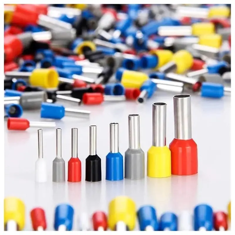 DT17 1250pcs Insulated Copper Wire Ferrules Terminals Kit, Crimp Connectors Assorted AWG 22-10, for Industrial Power Control