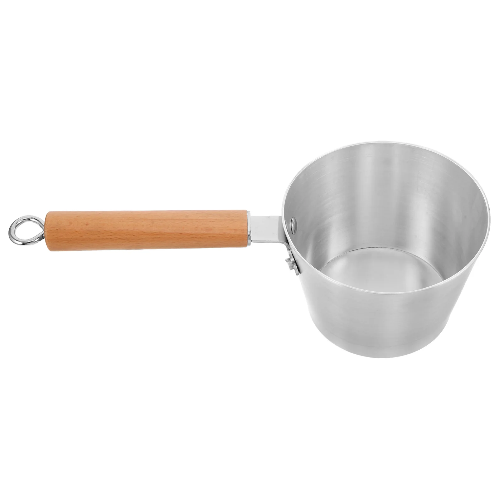 

Small Aluminum Stockpot Thickened Soup Pot Long Handle Milk Butter Warmer Mini Saucepan for Boiling Cooking Aluminum Stockpot