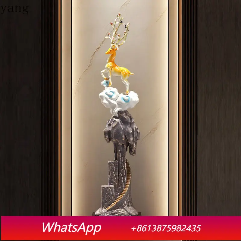 LMM slender vertical high entrance hall living room decoration high-end housewarming gifts