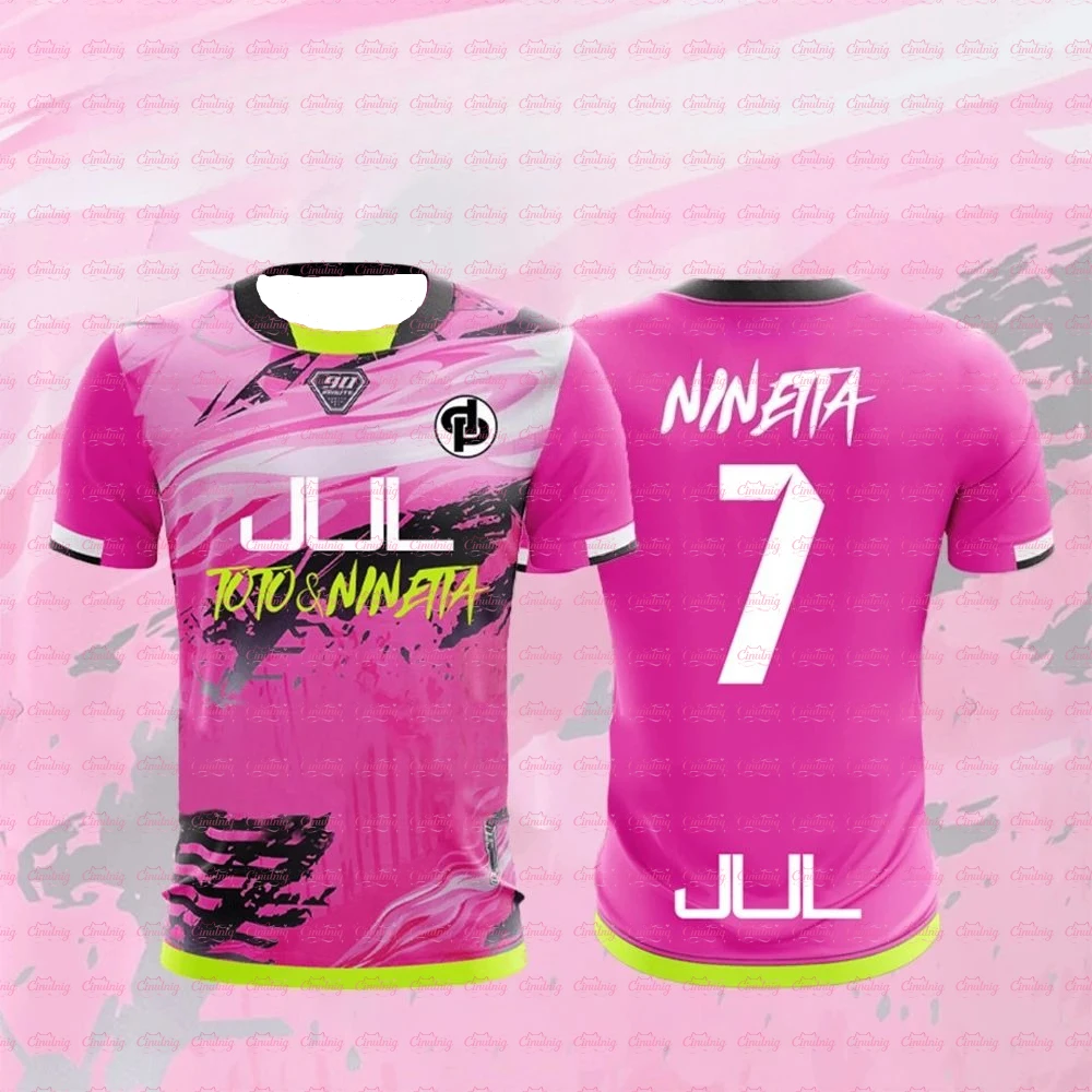 طباعة كرة القدم للجنسين لجميع المواسم، ملابس عائلية متطابقة للآباء والأطفال والأزواج #2