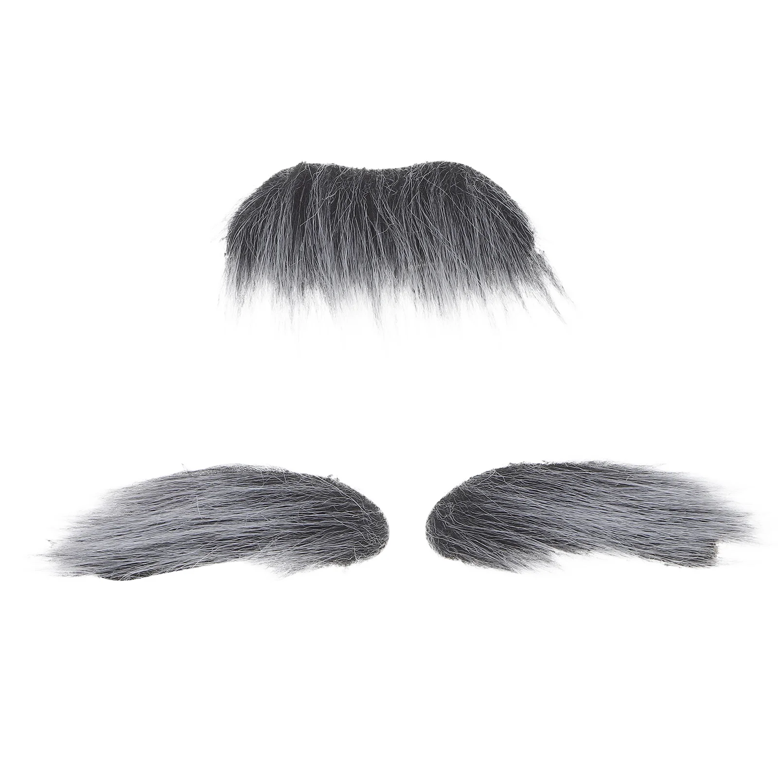 

1Set Fake Beard Eyebrow Mustache Self-Adhesive Realistic Halloween Cosplay Party Costume Funny Facial Hair Accessories
