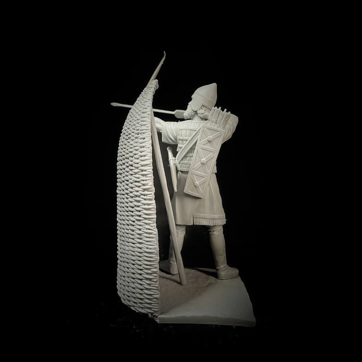 54mm resin unpainted model kit, 5th century BC. Archer unassembled and unpainted GK