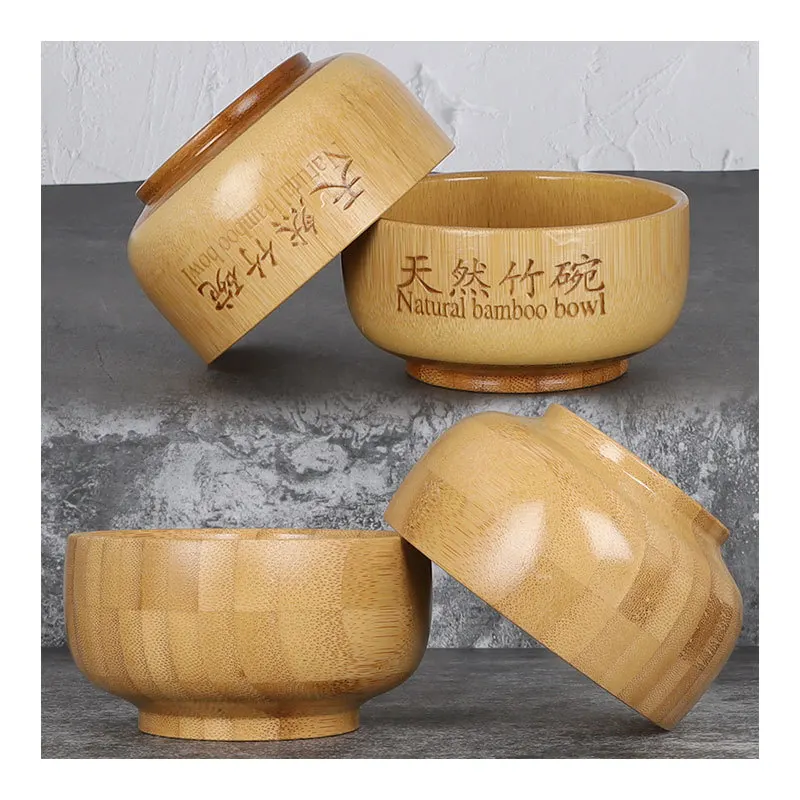 

Eco-Friendly Bamboo Bowl for Kids - Spill-Proof Learning Mealtime