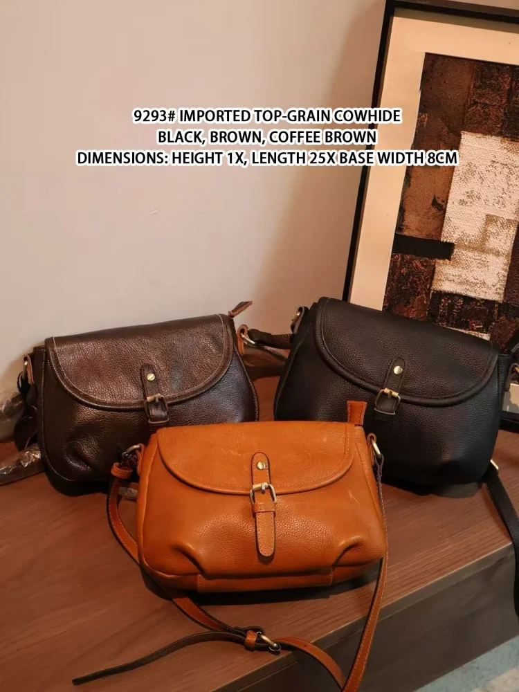 

Minimalism Bag Coffee Vintage Classic Luxury Single-Shoulder Bag Large Capacity Commute Shoulder Crossbody Trend Handbag