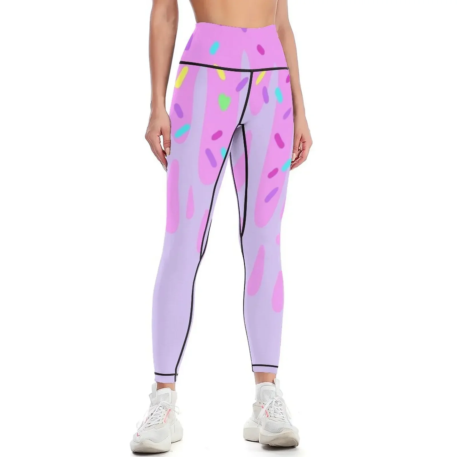 

Melted Ice Cream Leggings Fitness's gym clothes Training pants workout clothes for Women's sports Womens Leggings