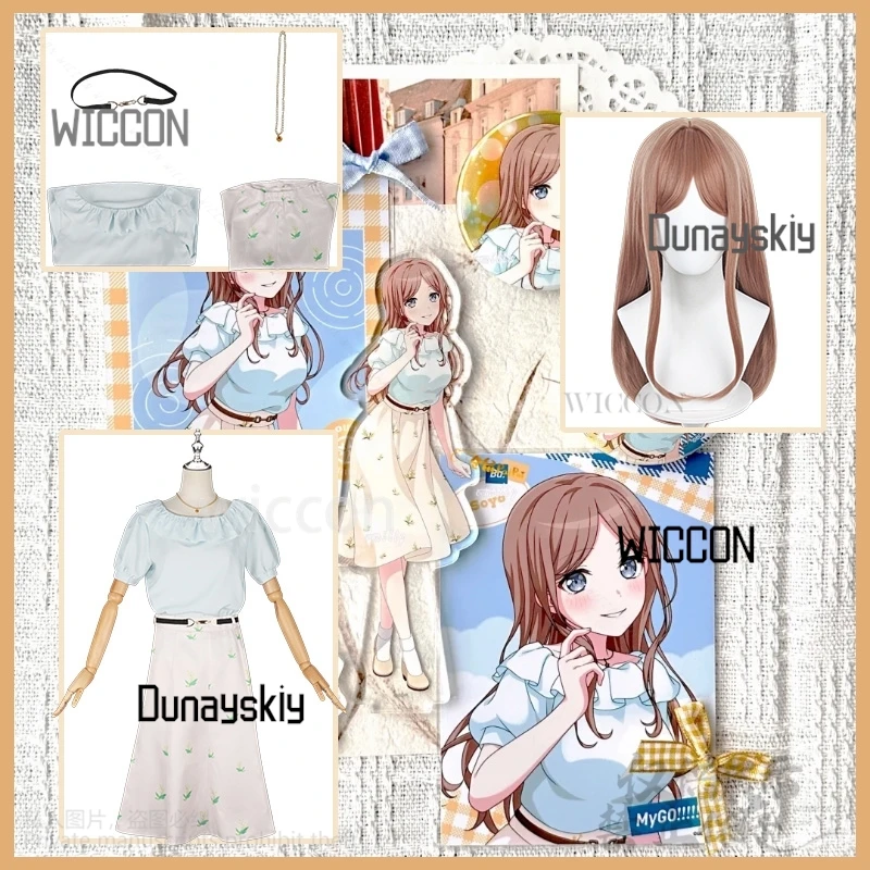 

Soyo Nagasaki Cosplay Anime BanG Dream! Ave Mujica Costume Ruffles Bubble Sleeve Shirt White Dress Lolita Halloween Customized