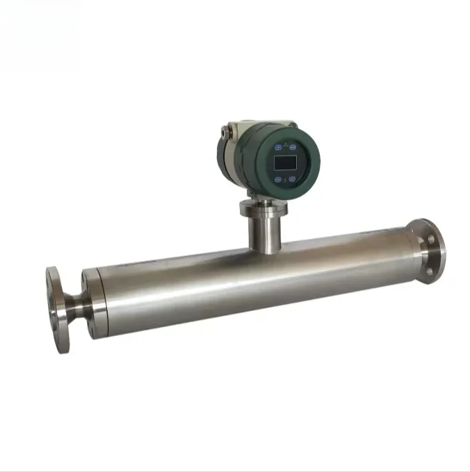 Mass Flow Meter Stainless Steel 0.2% Accuracy Suitable for LPG Water Air Oil OEM Supported