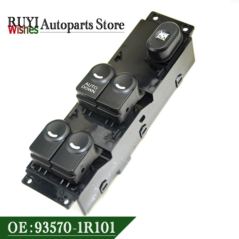 Hot Sale 93570-1R101 935701R101 93570 1R101 For Hyundai 2011-2017 Accent Solaris 16 Pins Front Left Door Window Switch