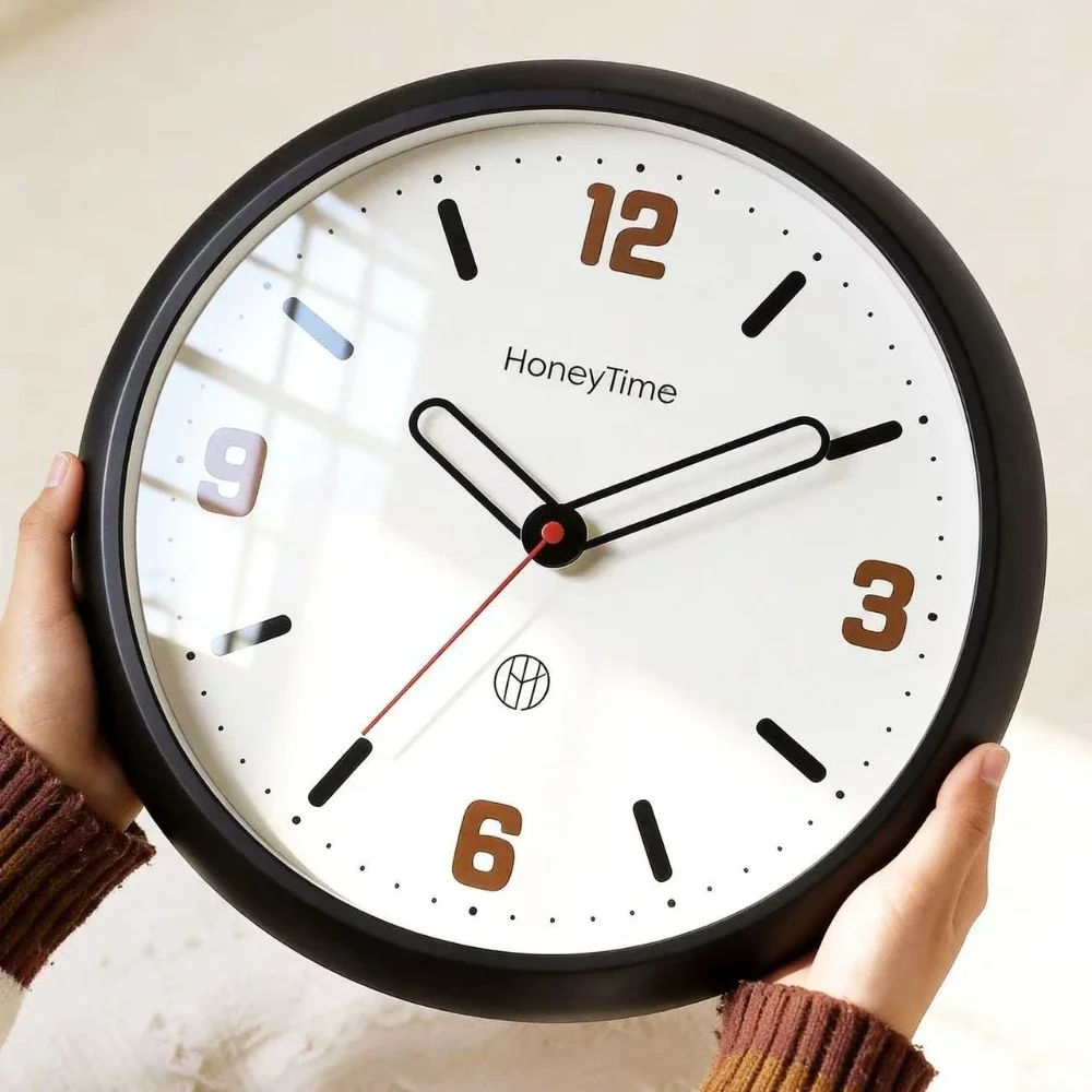 New Modern Creative Wall Clock Home Decoration Living Room Bedroom Silent Wall Watch Simple and Atmospheric Study Wall Clock