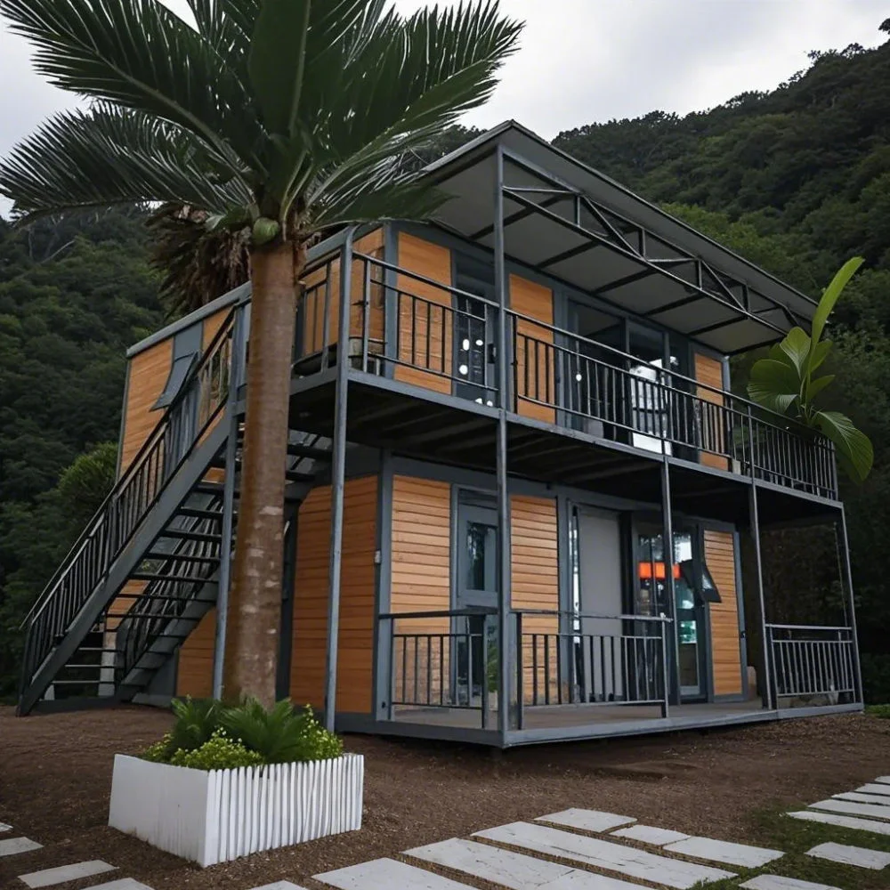 

2026 Новейший 40-футовый расширяемый контейнерный дом Роскошная праздничная вилла 1 2 3 4 Спальня Сборный дом Модульный стальной офис с ванной комнатой