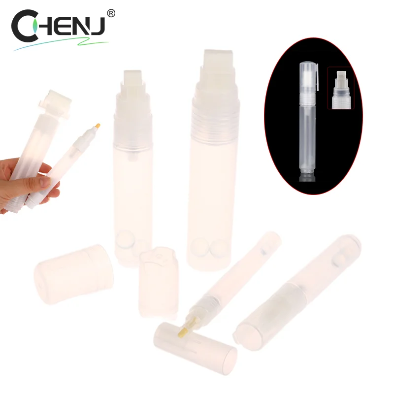 1pcs Refillable Ink Plastic Empty Pen Rod Repeatable Tube For Graffiti Pens Liquid Chalk Marker Paint Pen Accessories