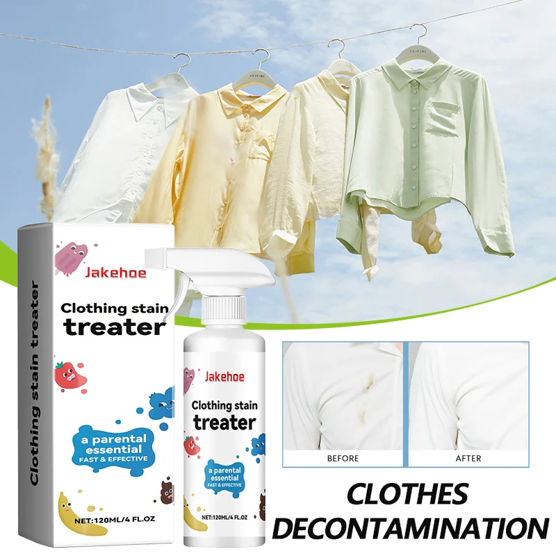 Laundry Decontamination Spray Effectively Cleans Stubborn Stains Removes Odor and Yellows Easy To Rinse No Irritation No Residue