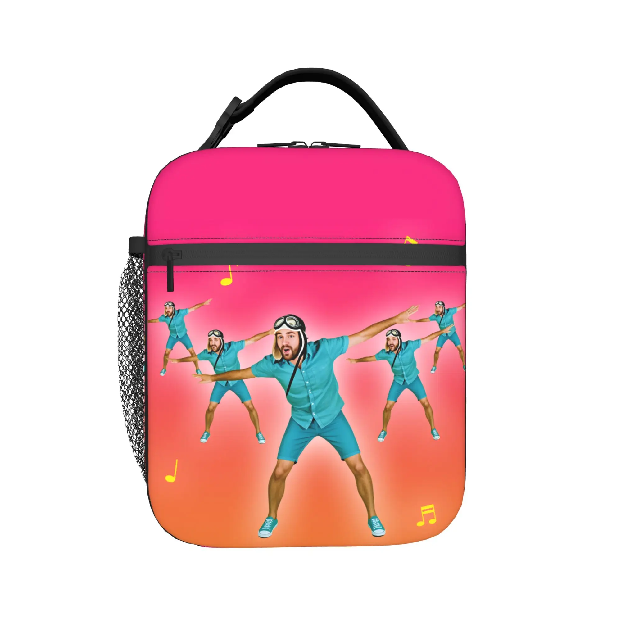 Danny Go Animated Programs Lunch Bag  Office Lunch Box For Adult Casual Print Tote Food Bags Oxford Portable Cooler Bag