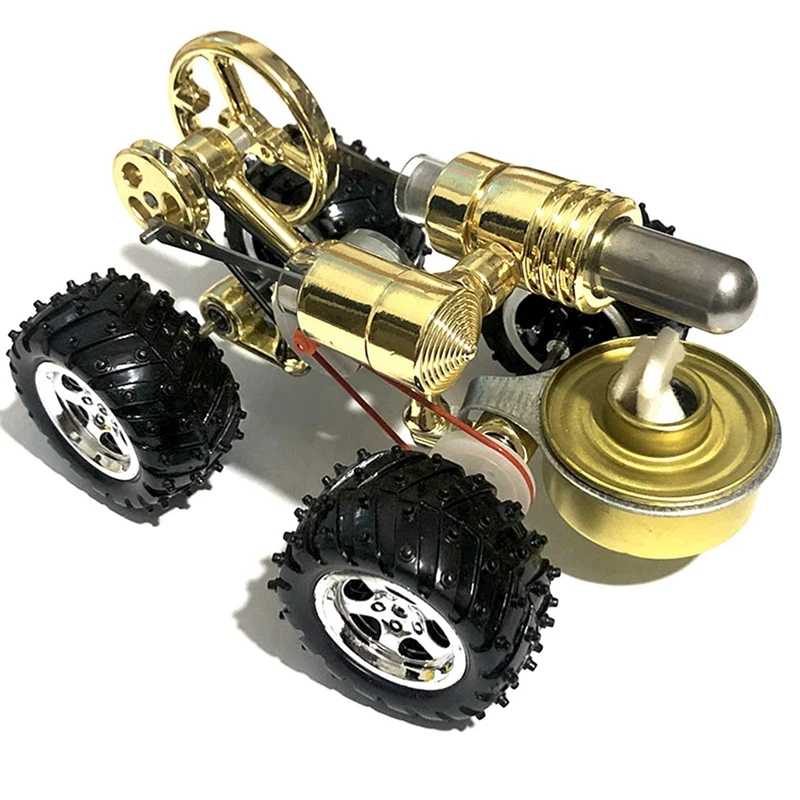 Modelo de Motor Stirling, juguete de experimento de ciencia física, potencia de vapor Experimental de juguete, Motor de coche educativo