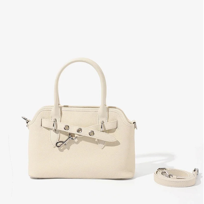 

Women's Cow Genuine Leather Handbags Female Fashion Retro Luxury Designer Crossbody Bags Ladies Cowhide Shoulder Bag for Lady