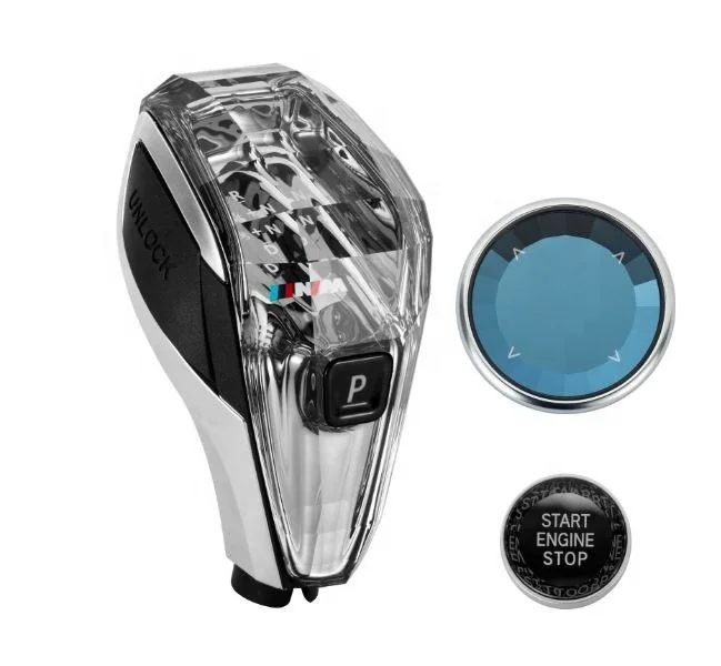 

LHD RHD Auto Glass Crystal Led Gear Knob Kit Car Crystal Gear Shift Knob For 5 Series BM.W G20 G30 F10 F30 X4 X5 4 Series