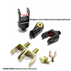 Motorcycle Modify Rear Shock 27/30/35mm Widened Lower Fork Head Extended Fork end/Round end Convert Adapter Converter accessory