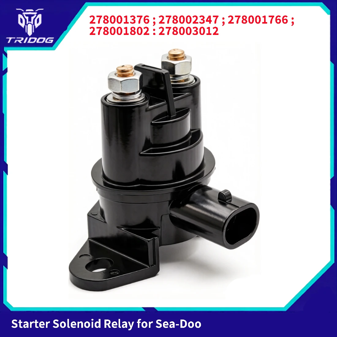 Seadoo Starter Solenoid Relay For SEADOO 130 155 185 215 255 260 300  GTI Wake SE GTR GTX RXP RXT 278001802 278003012 278001766