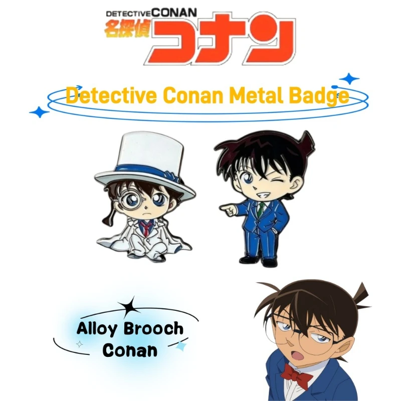 Detective Conan Forever Moment Pop-Up Merchandise Pin Phantom Thief  Kid Metal Badge Limited Edition High-Appearance Pin