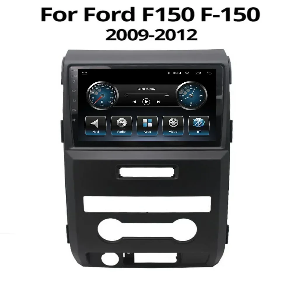 8 128G Android 13 Car Radio For Ford F150 P415 Raptor 2008-2014 Stereo Carplay Auto Multimedia Player Navigation GPS DVD