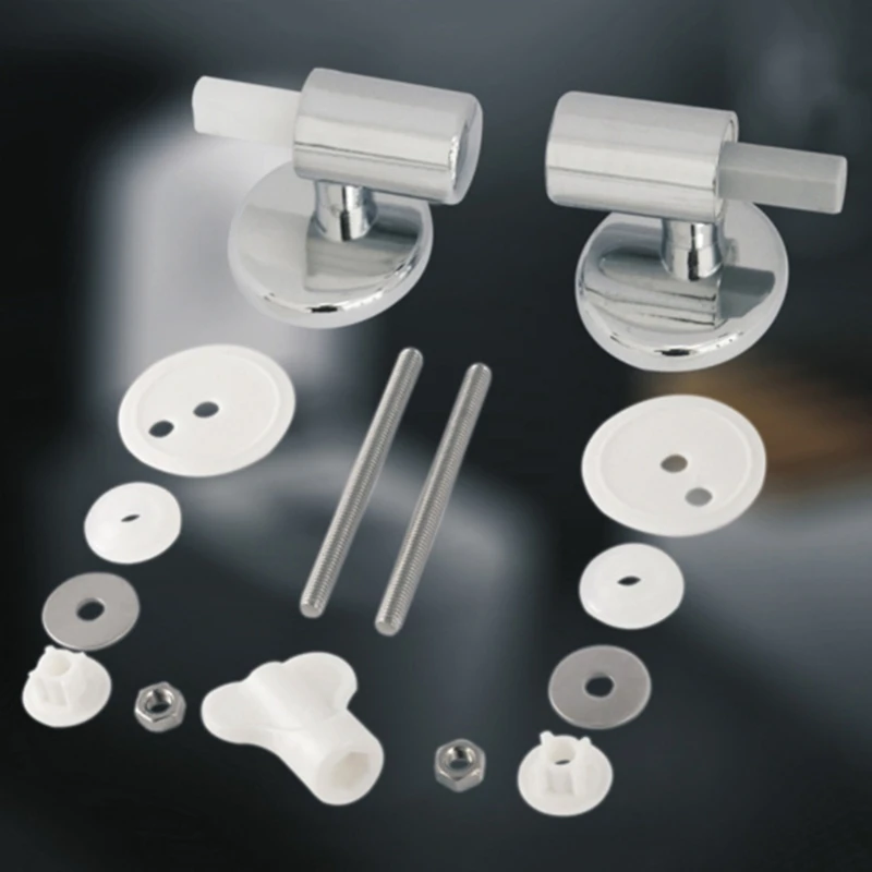 Reliable Toilet Hinges Universal Toilet Seat Attachment Simple Installation Gentle Closure for a Peaceful Environment