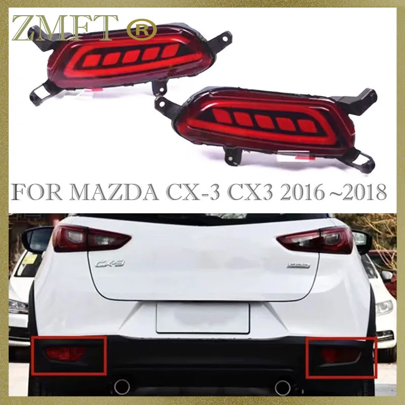 

2 шт., светодиодные лампы для заднего бампера Mazda CX3