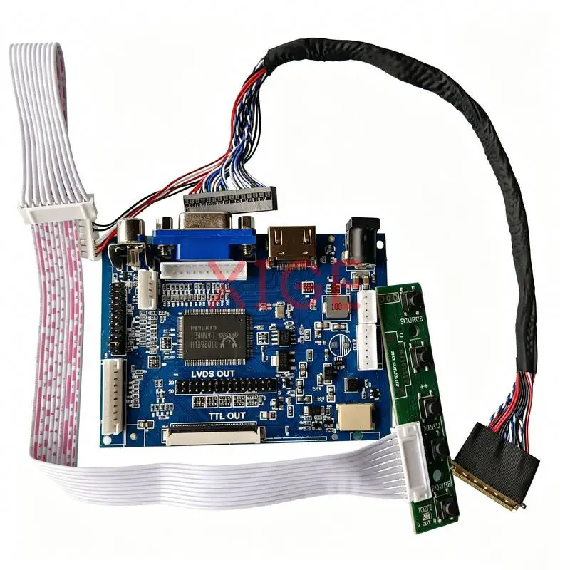 For LTN101NT06 LTN101NT08 LTN101NT05 LTN101NT07 Drive Board Kit Laptop Display Screen 1024*600 1024x600 HDMI+VGA+AV 40-Pin LVDS