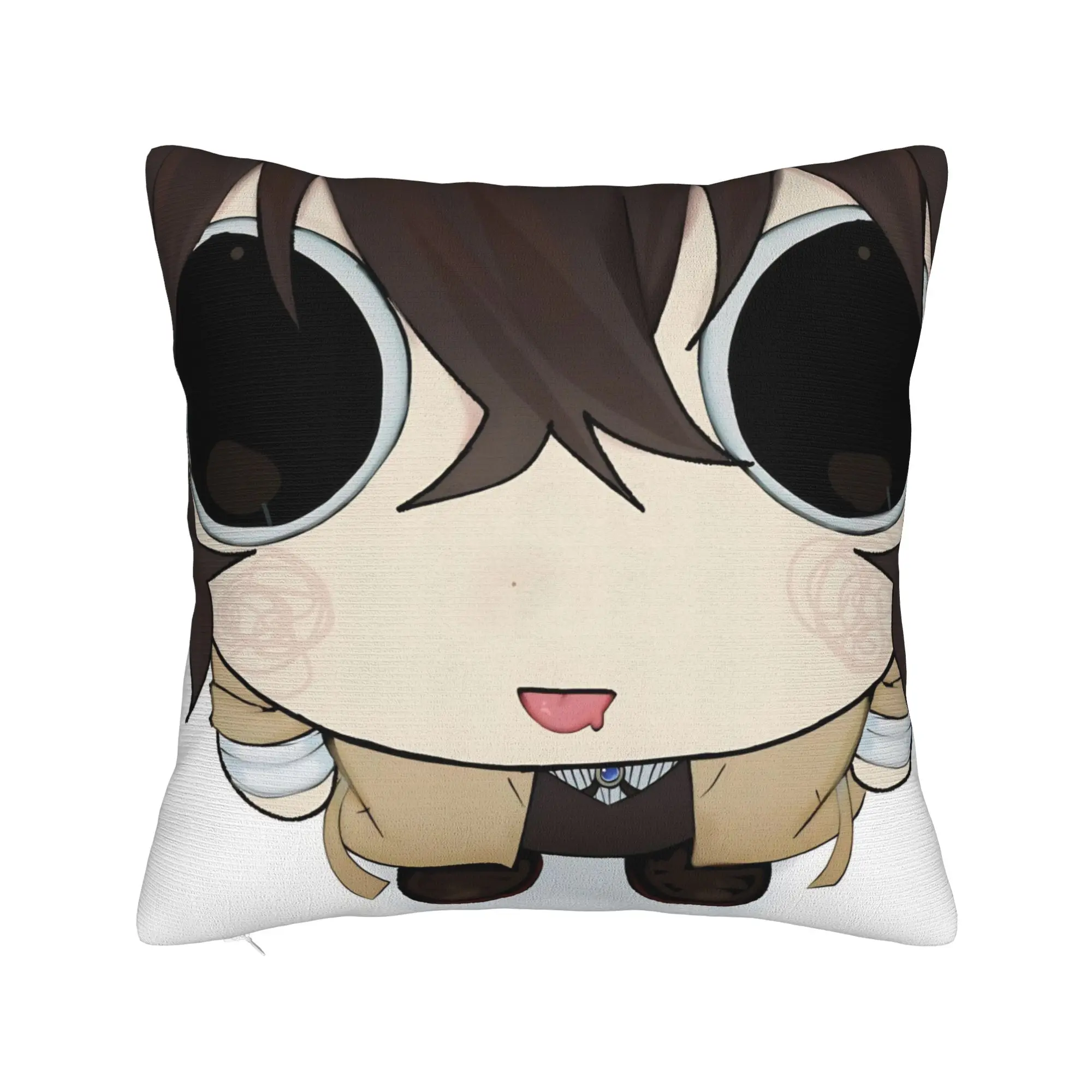 Dazai Bungo Stray Dogs Pillowcase Double-sided Printing Polyester Cushion Cover Decor Throw Pillow Case Cover Home Zipper 40*40