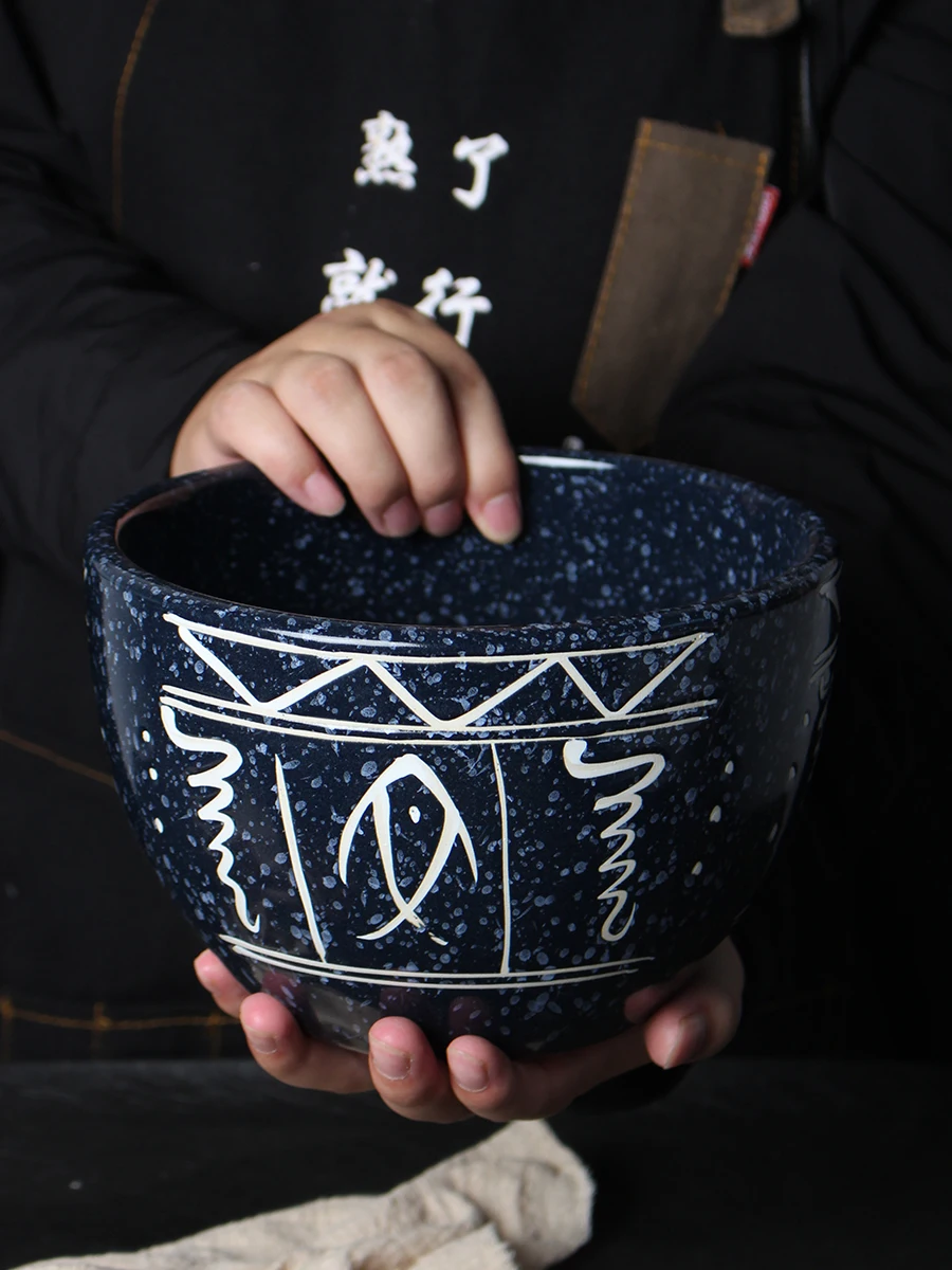 

Thiened Cerc Hot Pot Spicy Hot Pot Bowl Креативная глубокая чаша Теплоизоляция Ресторан Quali круглый апей для ресторана