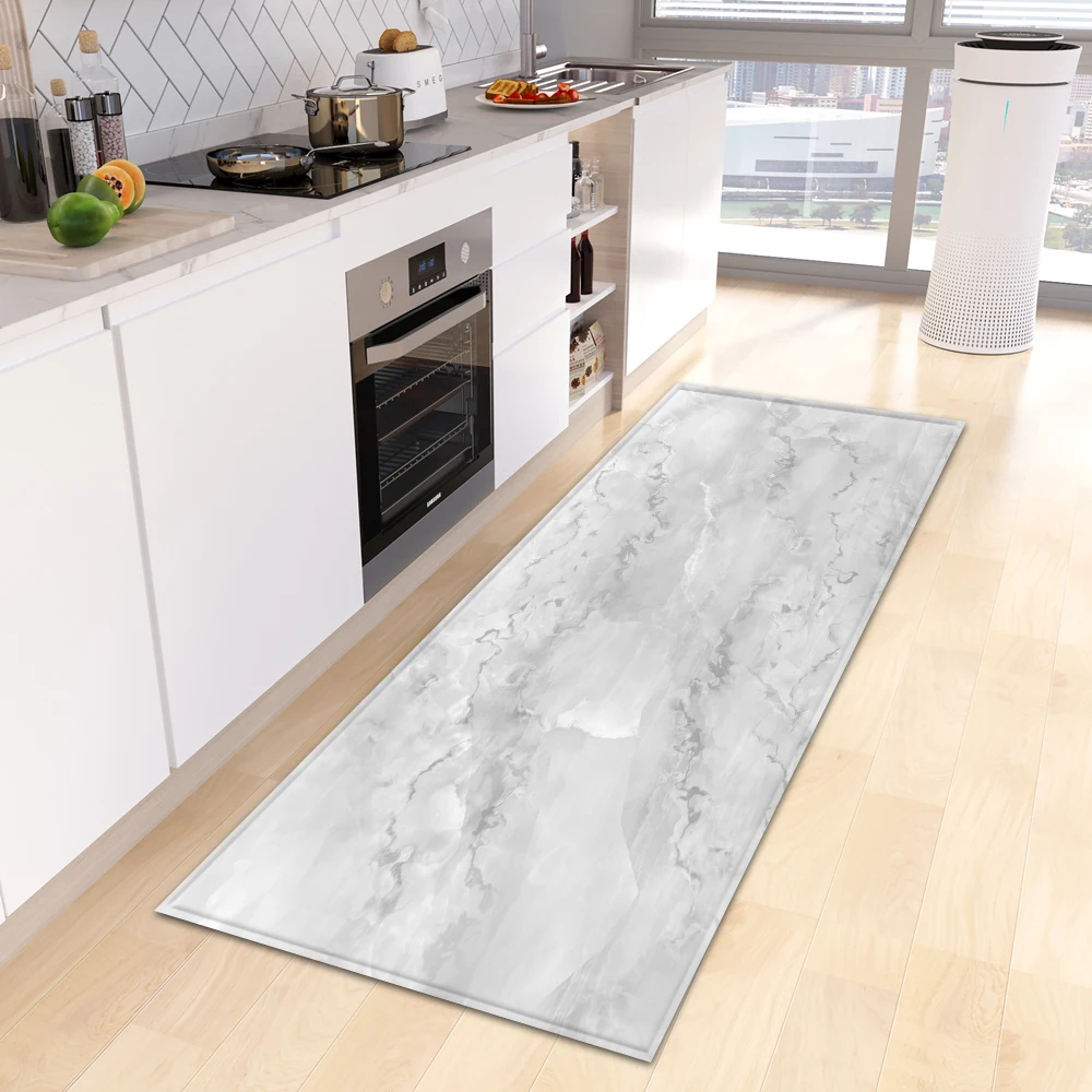 Custom Made Kitchen Rug Bedroom Entrance Doormat Bath Living Room Floor Decor Carpet Home Bedside Hallway Non-Slip Long Foot Mat