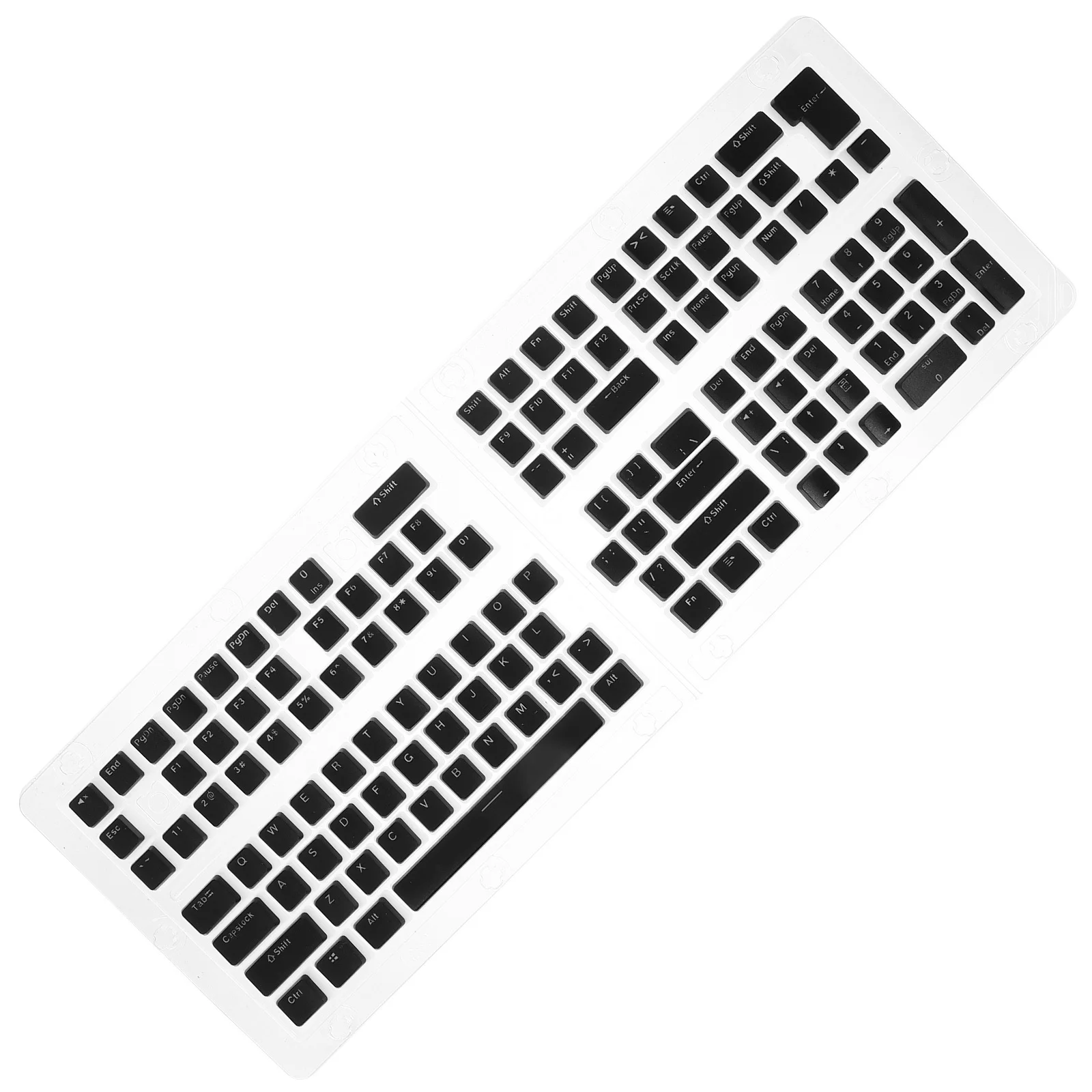 1 Zestaw 129 Klawiszy PBT do Klawiatury Mechanicznej, Trwałe, Odporne na Blaknięcie, Łatwe w Instalacji, Klawisze Gamingowe dla Entuzjastów