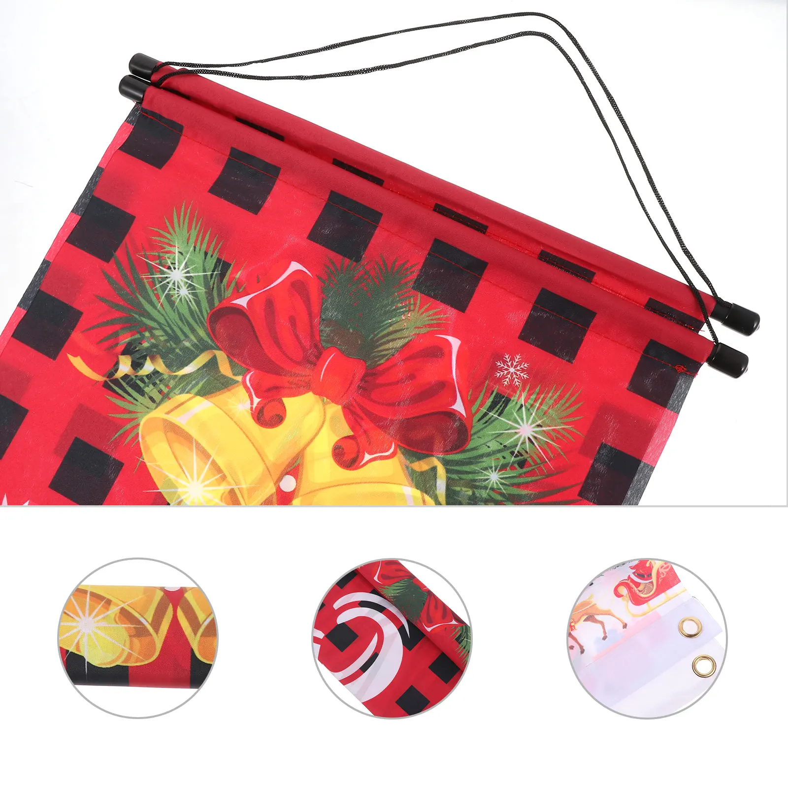 

Christmas Decor Reusable Banners Couplet Door Sign Festive Couplet Christmas Door Curtain Home Party Mall Hotel