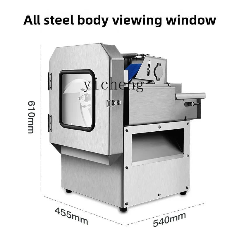 TQH Automatic Vegetable Cutting Machine Commercial Multifunctional Potato Radish Slicing and Shredding Machine