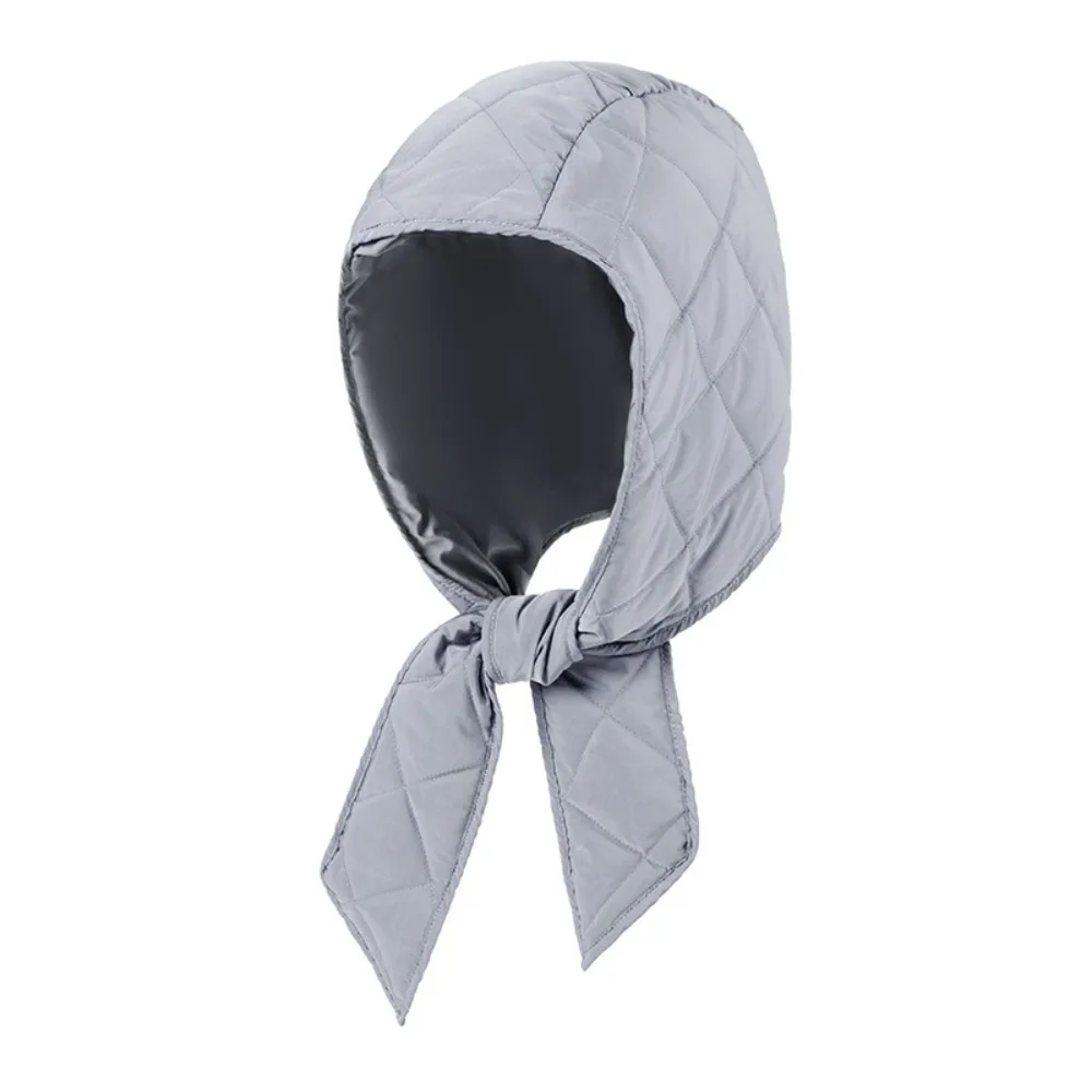 

Fashion Winter Warm Puffer Headscarf Quilted Lightweight Windproof Scarf Hat Women Men Beanies Hats
