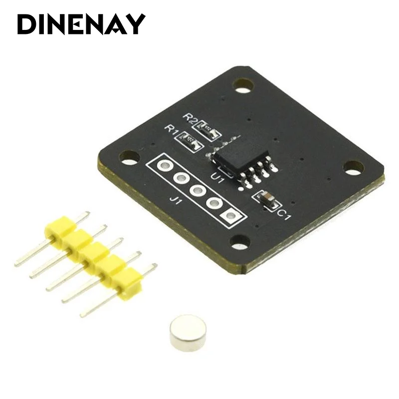 1/2/3 قطعة وحدة استشعار القياس MT6701 التشفير المغناطيسي المغناطيسي التعريفي زاوية 14bit عالية الدقة