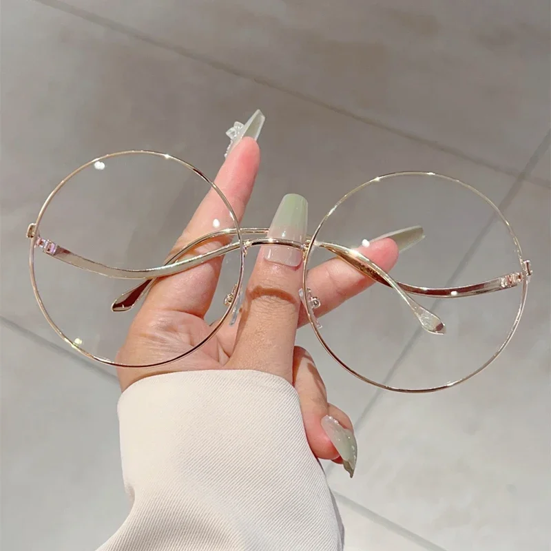 KAMMPT Oversized Ronde Zonnebril Dames 2024 Nieuwe Mode Vintage Gradient Shades Retro Trendy Luxe Stijlvol Design Zonnebril