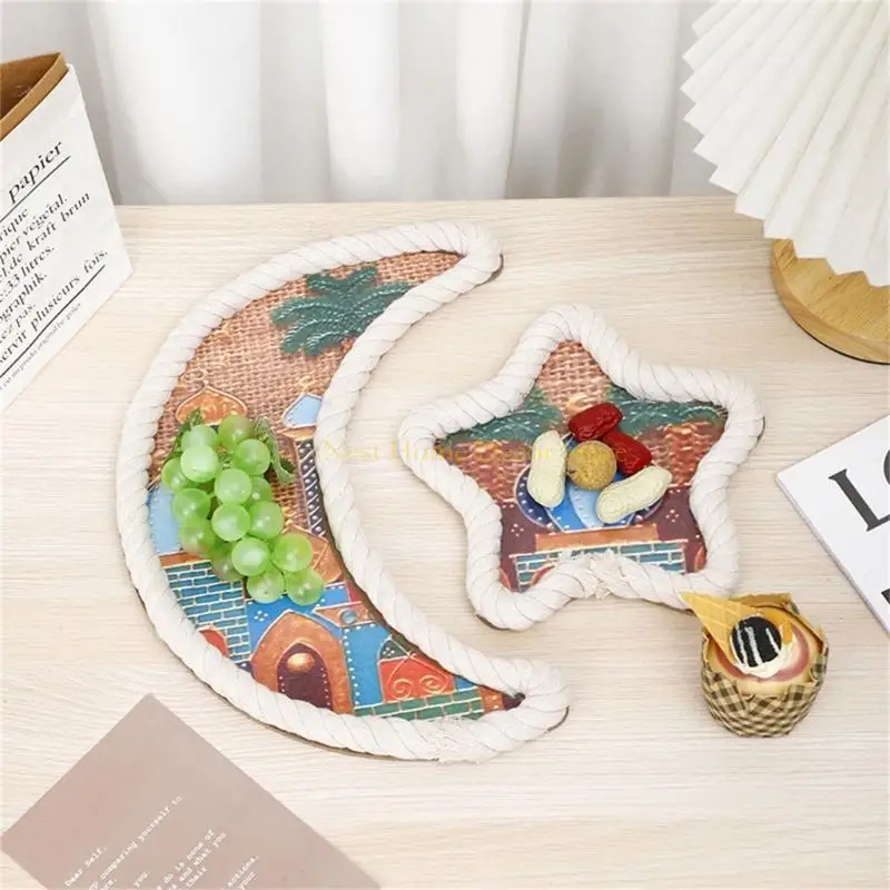 92 sofisticato Eid Mubarak Accento dei vassoi in legno per i decori e i regali Ramadans