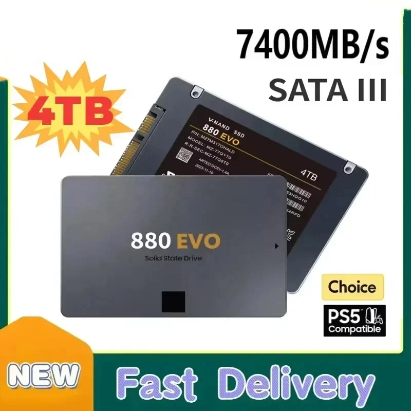 Disco de Estado Sólido SSD de Alta Velocidade 500G 1TB 2TB HDD Interno Sata3 2.5 Polegadas para Laptop Microcomputador Desktop