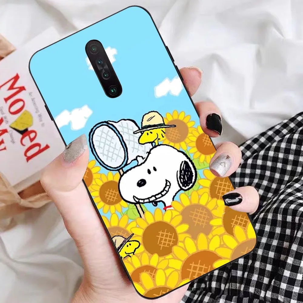 C-Cartoon S-Snoopys For Redmi 5 6 7 8 9 10 plus pro 6 7 8 9 A GO K20 K30 K40 pro plus F3 Fundas