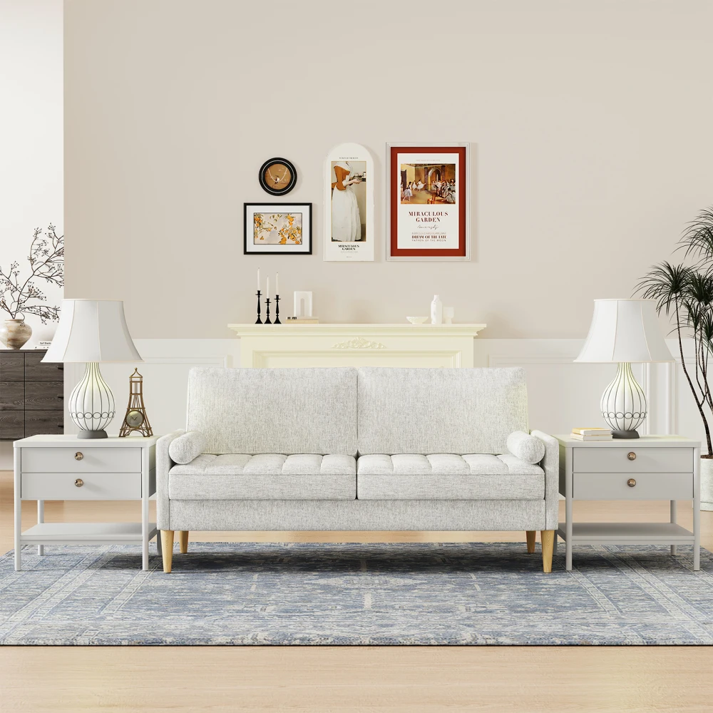 

67.7'' 3 seater Sofa Couch for Living Room, Modern Sofa,Small Couches for Small Spaces,Upholstered 3-Seater Couch