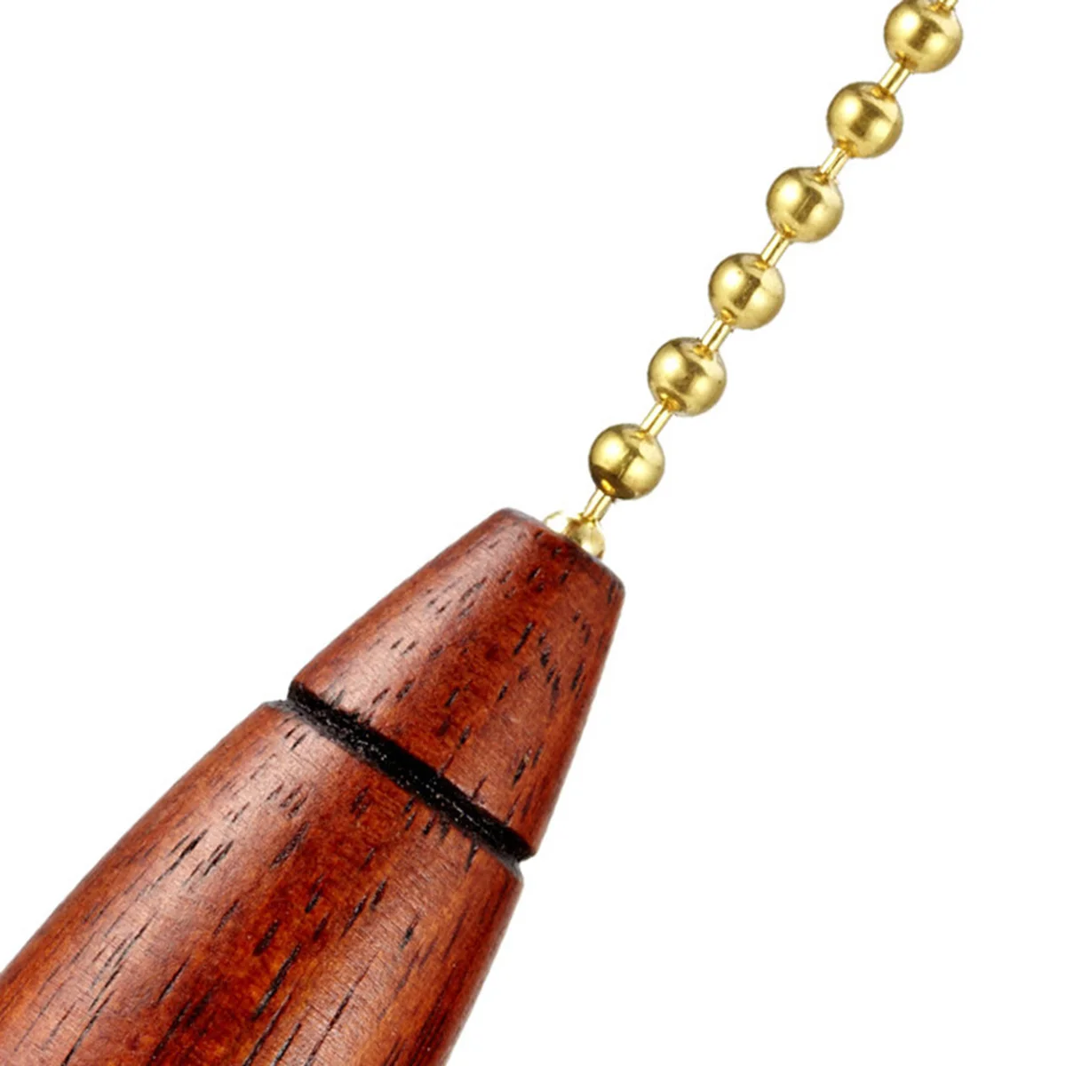 

2Pcs Wooden Chain Pendant Ceiling Fan Pull Light Hanging Decor Unique Shaped Home Bar Store Decoration