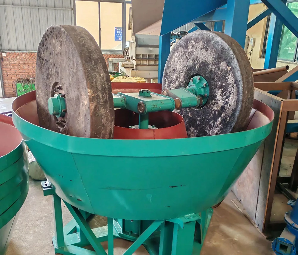 Gold Wet Pan Mill 1200A Gold Grinding Machine 5 TPH Capacity High Recovery Rate Mineral Equipment Hot Sale