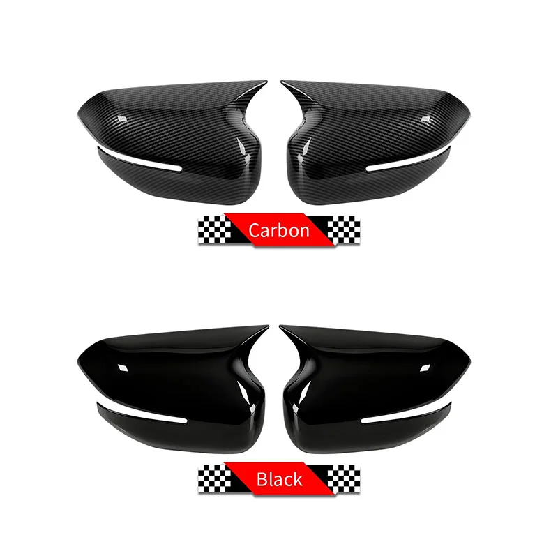 for Kia Seltos II 2026 2027 Bull horn rearview mirror protective decoration cover exterior Suitable for left hand drive vehicles